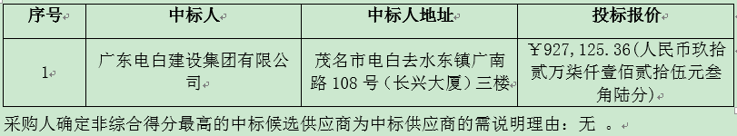 停车场工程中标公告(图2)